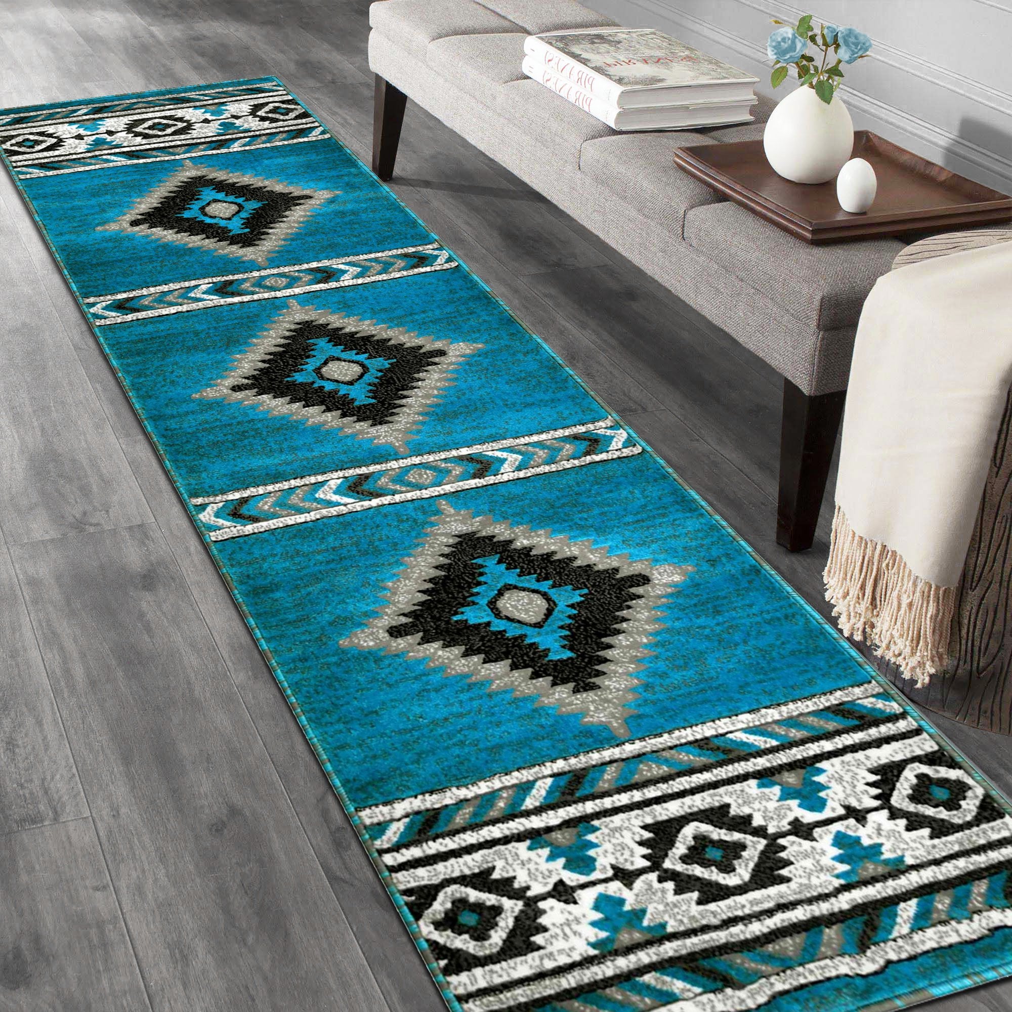 HR Southwestern Rugs Tribal Medallion #41