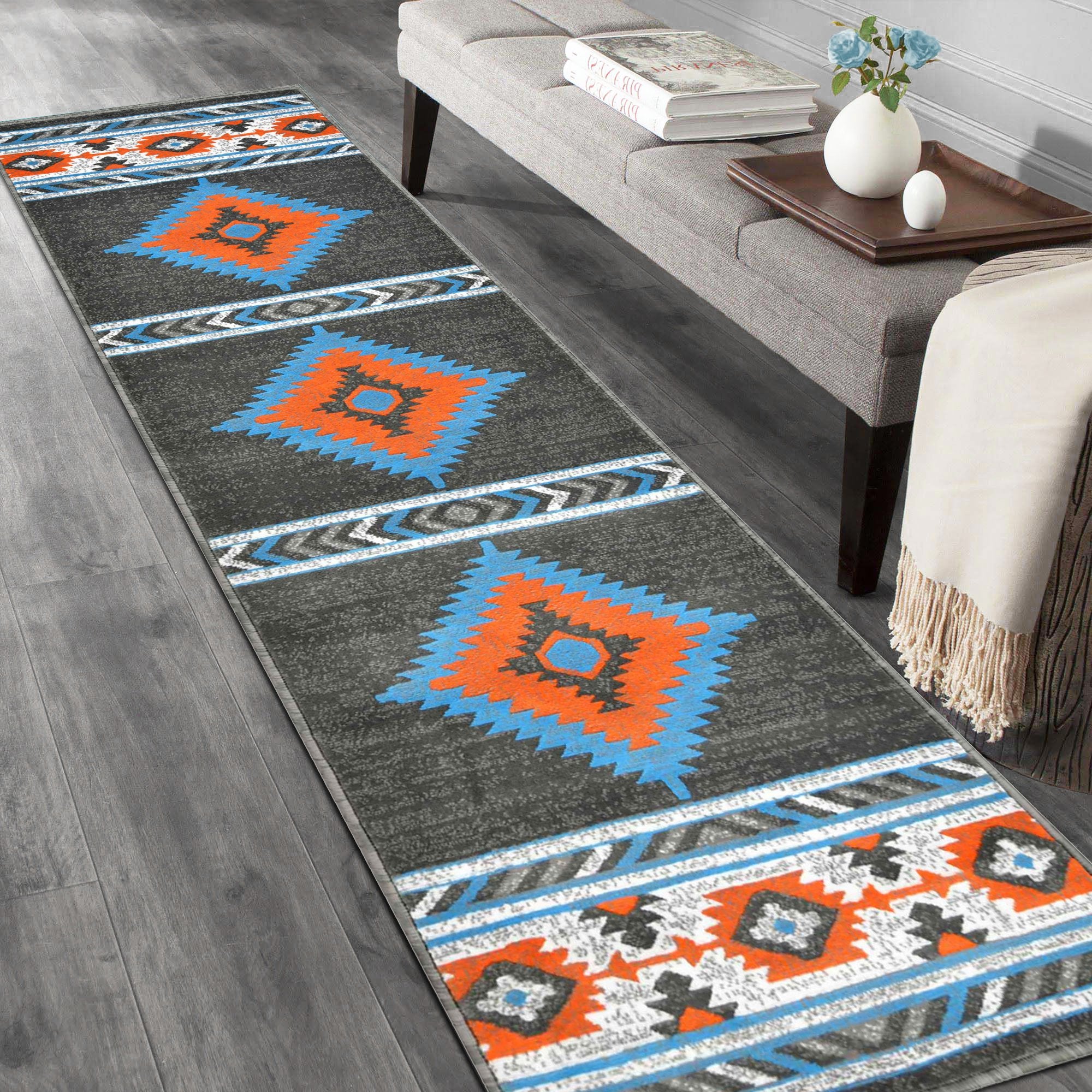 HR Southwestern Rugs Tribal Medallion #41