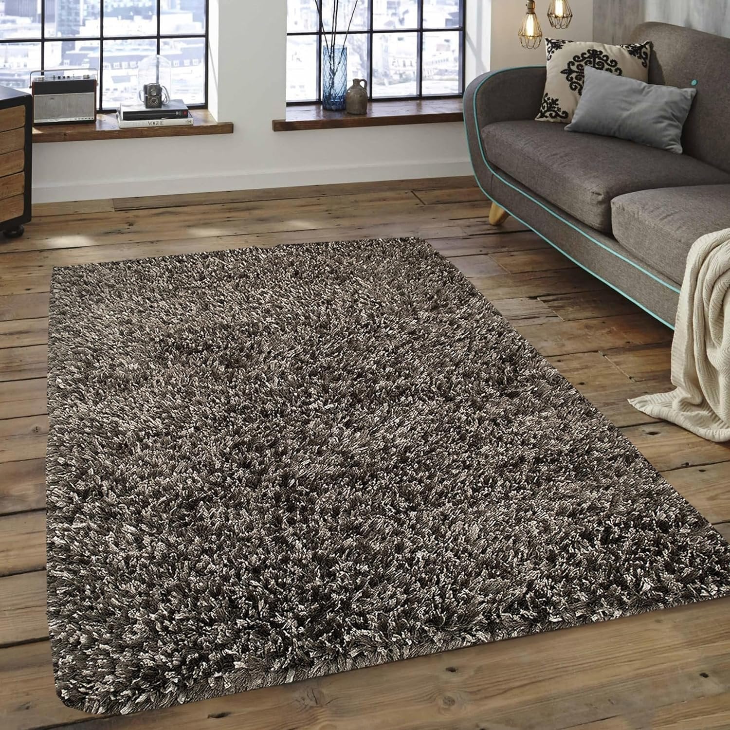 HR Luxury Shaggy Area Rug - Hand Tufted in India