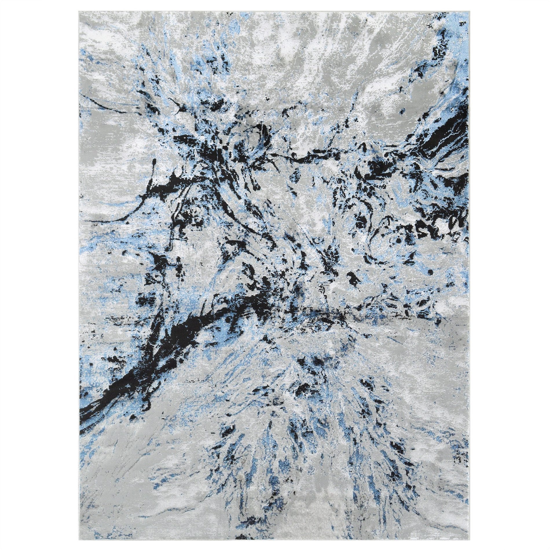 Modern Bohemian Soft Touch Rug Liquid Pattern Area Rugs ,Viscos 75