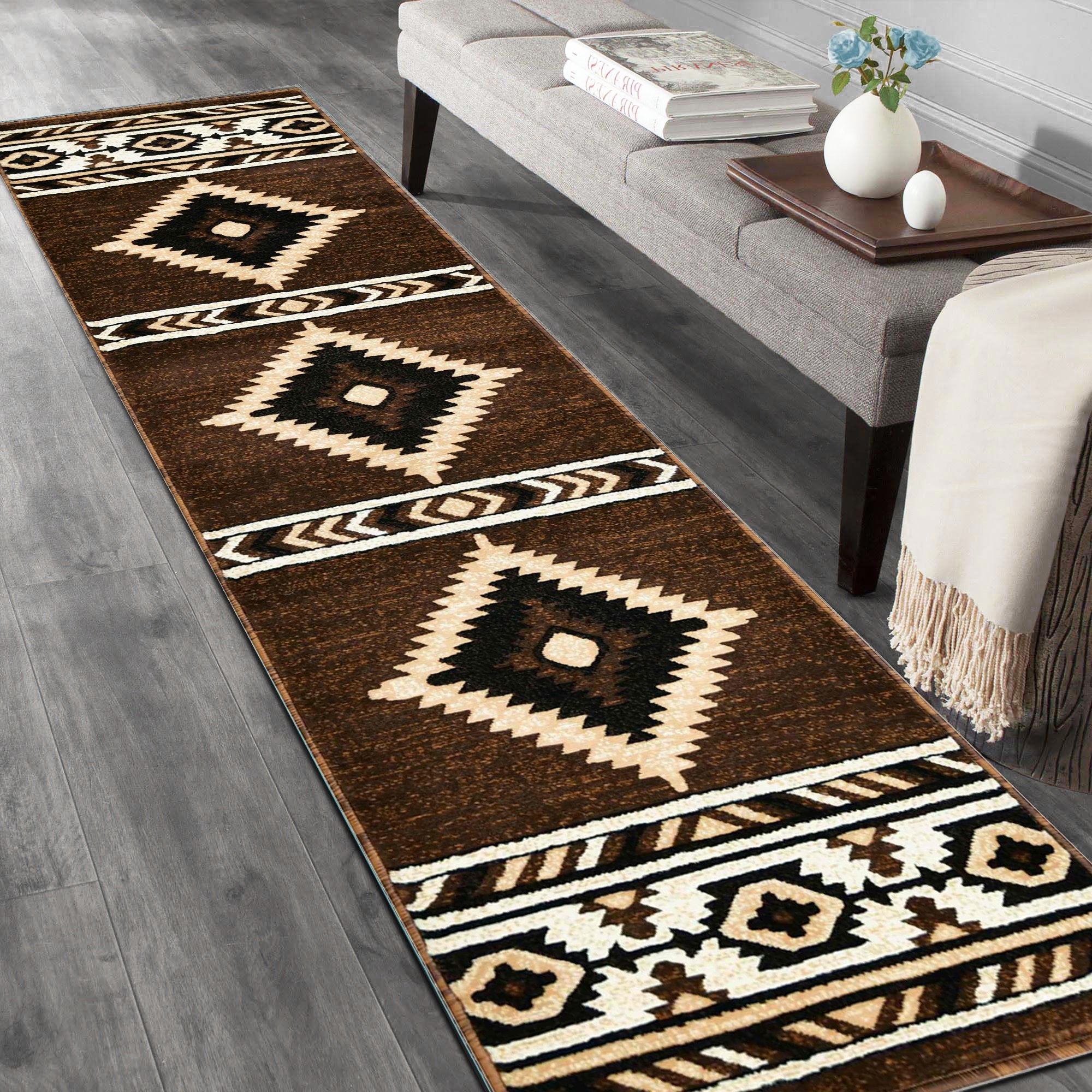 HR Southwestern Rugs Tribal Medallion #41