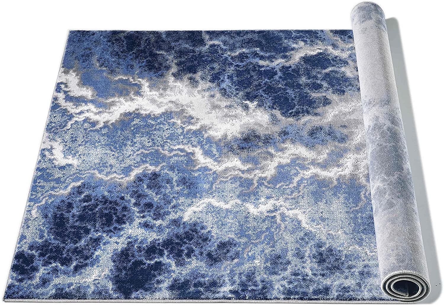 Abstract Rugs Boho abrash Rugs Thunder Theme #53