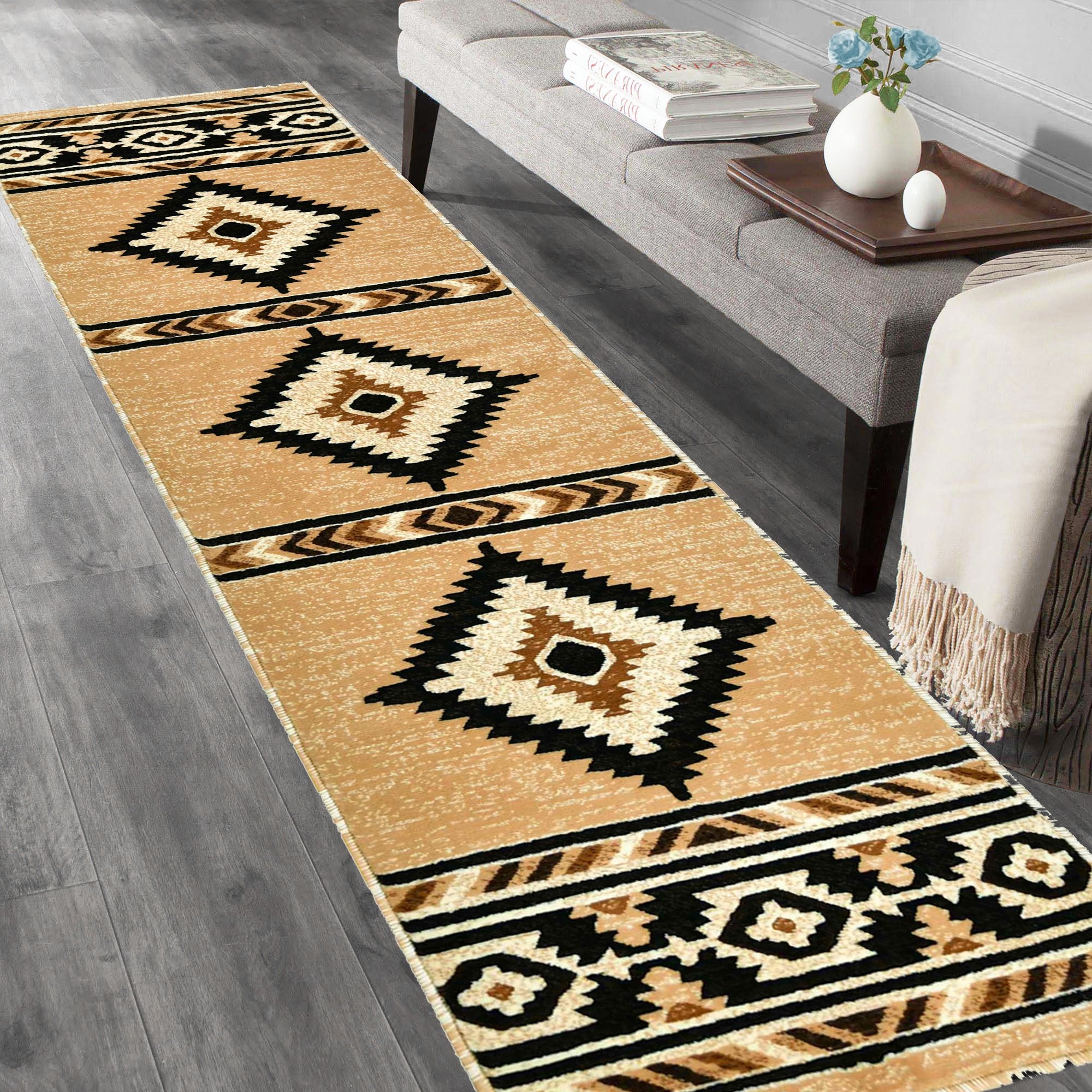 HR Southwestern Rugs Tribal Medallion #41