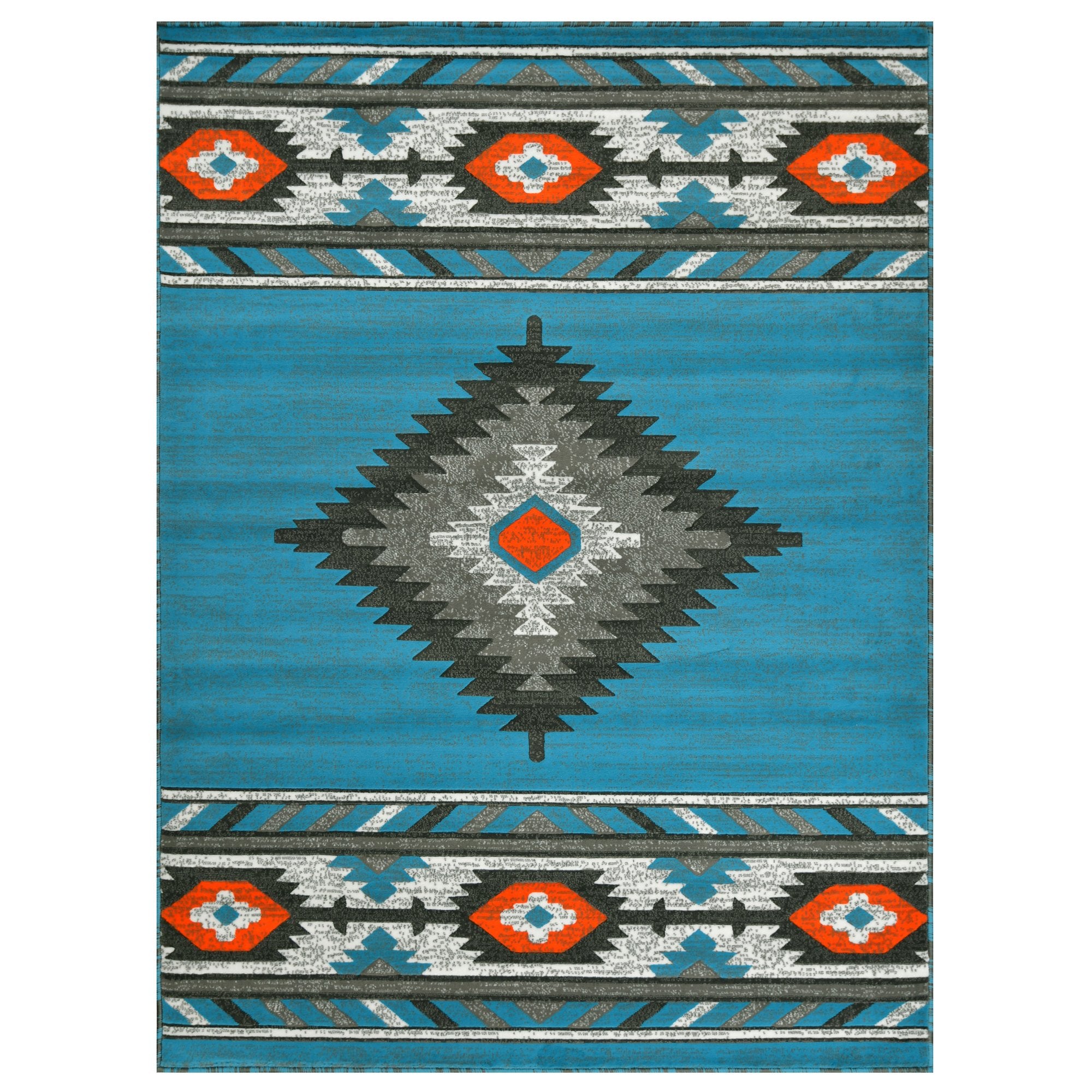 HR Southwestern Rugs Tribal Medallion #41