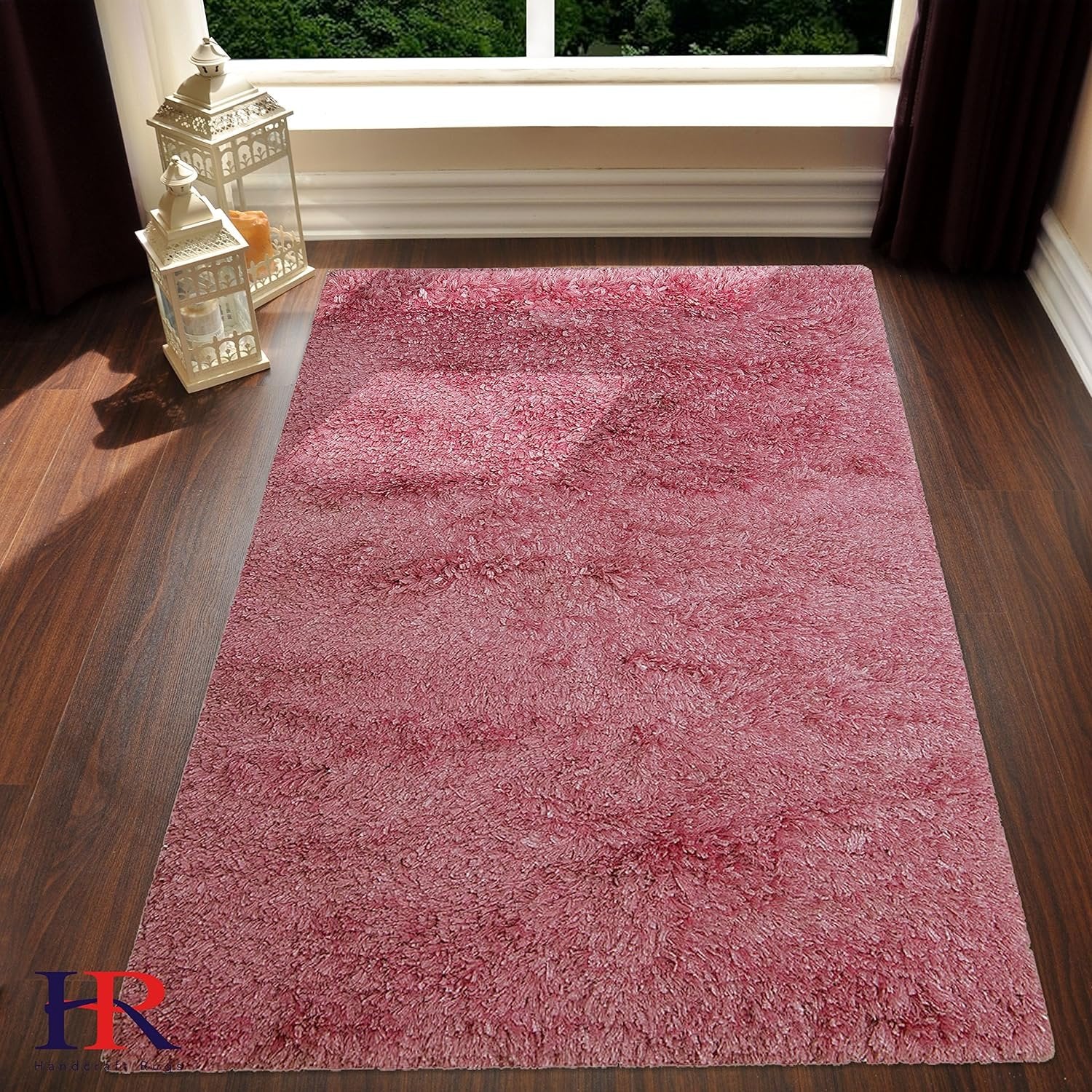 HR Luxury Shaggy Area Rug - Hand Tufted in India