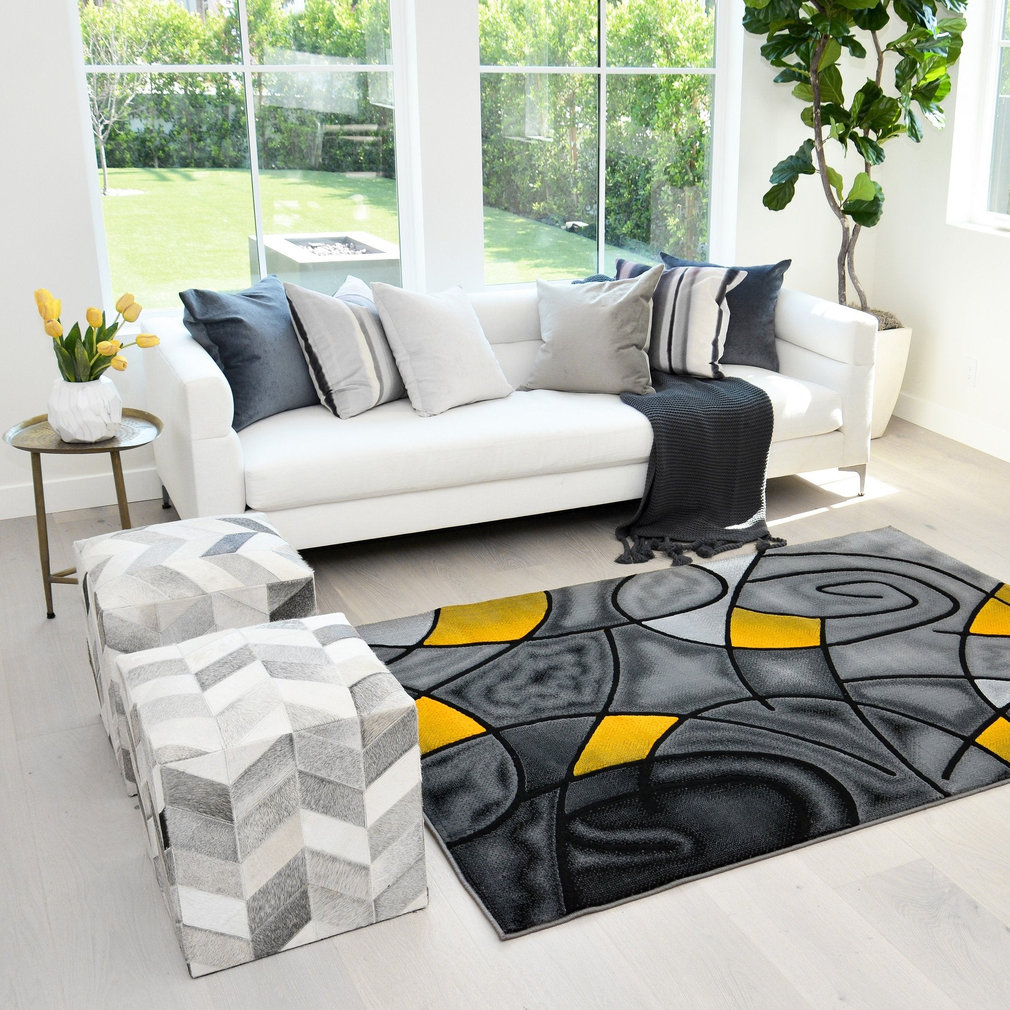 Swirls Patter Rug LUX-900