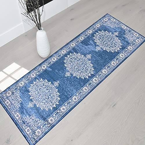 HR Traditional Rug for Living Room Antiqued Oriental Boho Décor