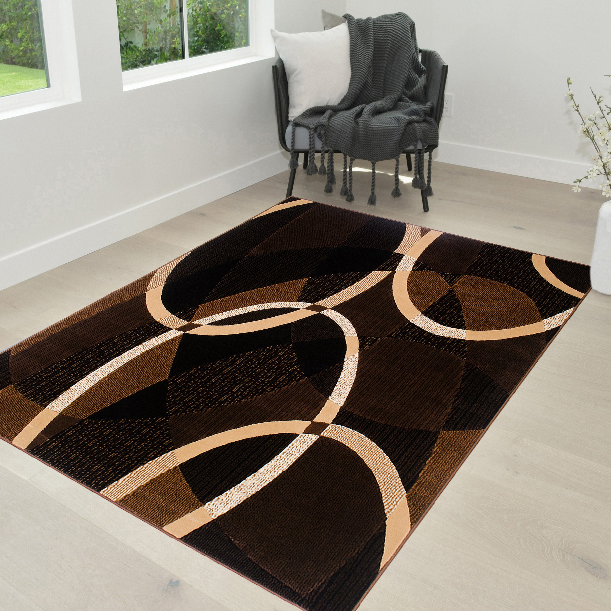 Oval  Pattern Rugs #64