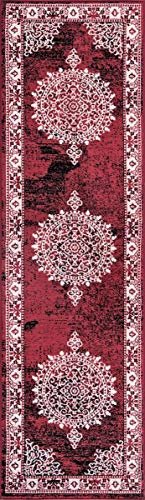 HR Traditional Rug for Living Room Antiqued Oriental Boho Décor