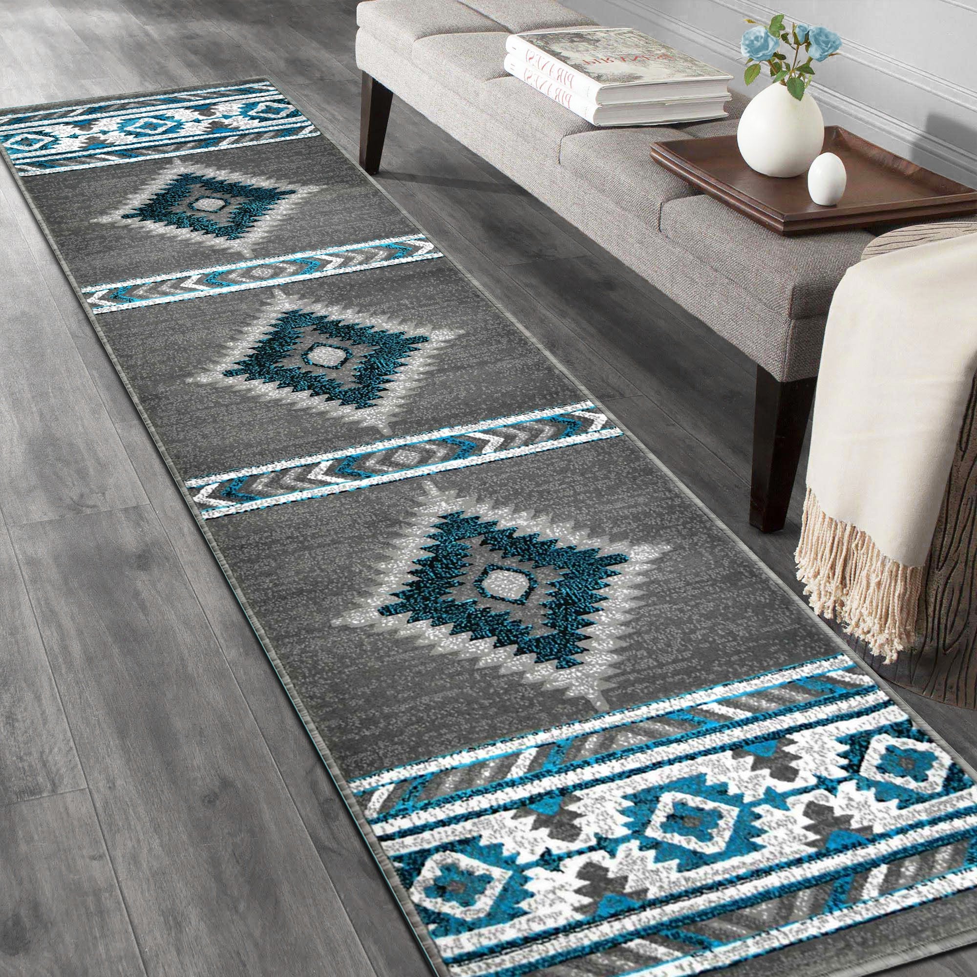 HR Southwestern Rugs Tribal Medallion #41