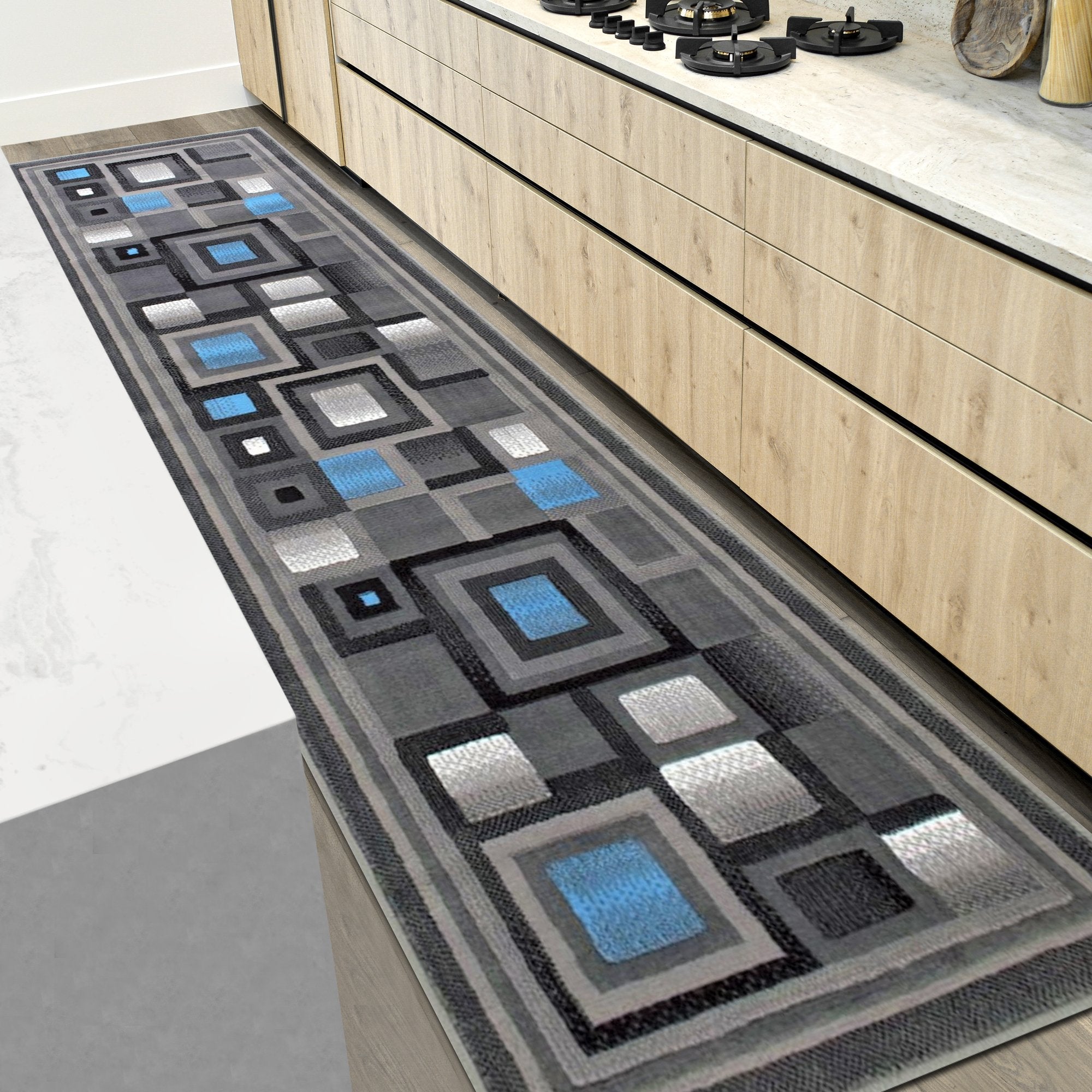 Geometric Abstract Area Rug LUX-910
