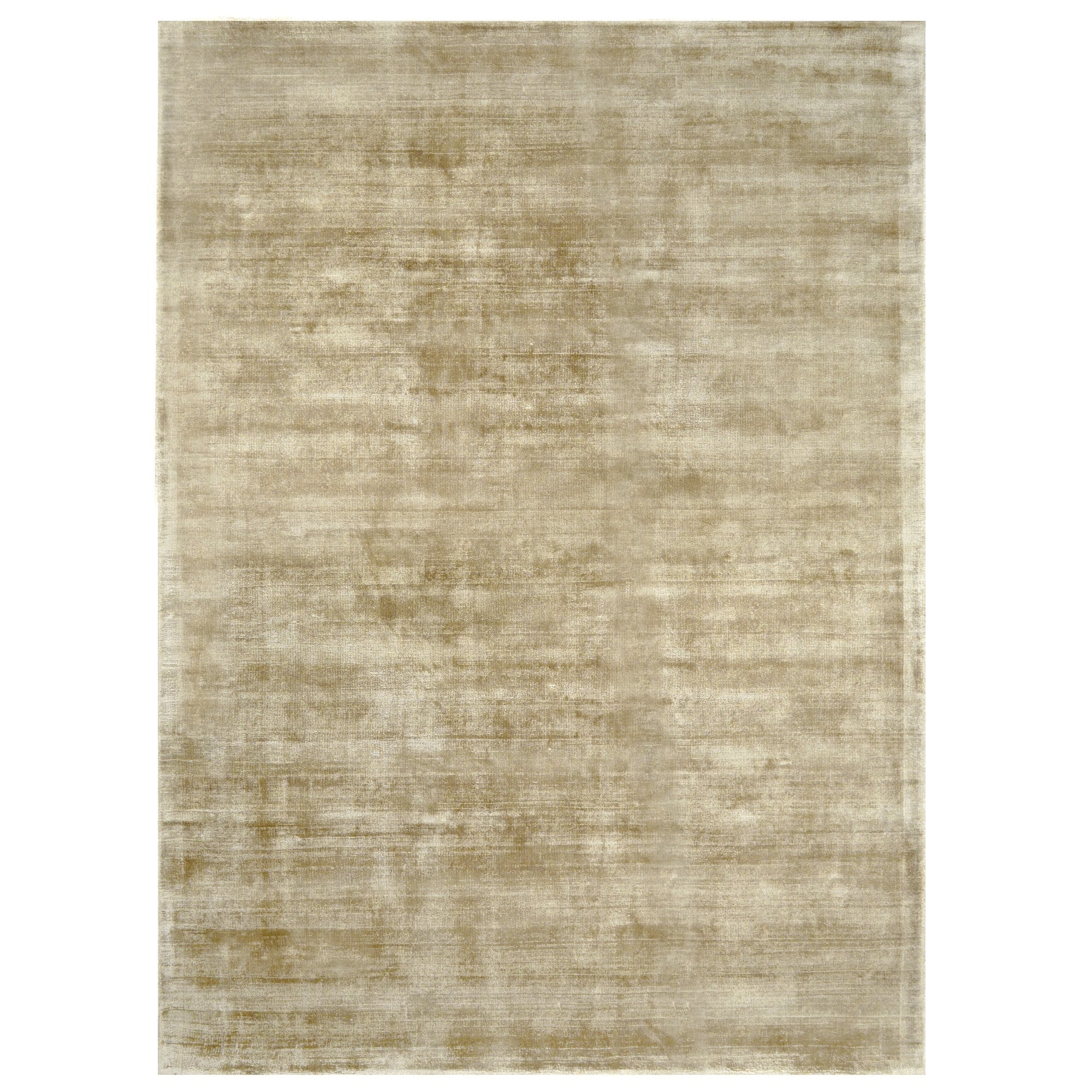 Champagne Color Rugs Tencel Ultra-Soft Hand Knotted in India 5' X 8' R