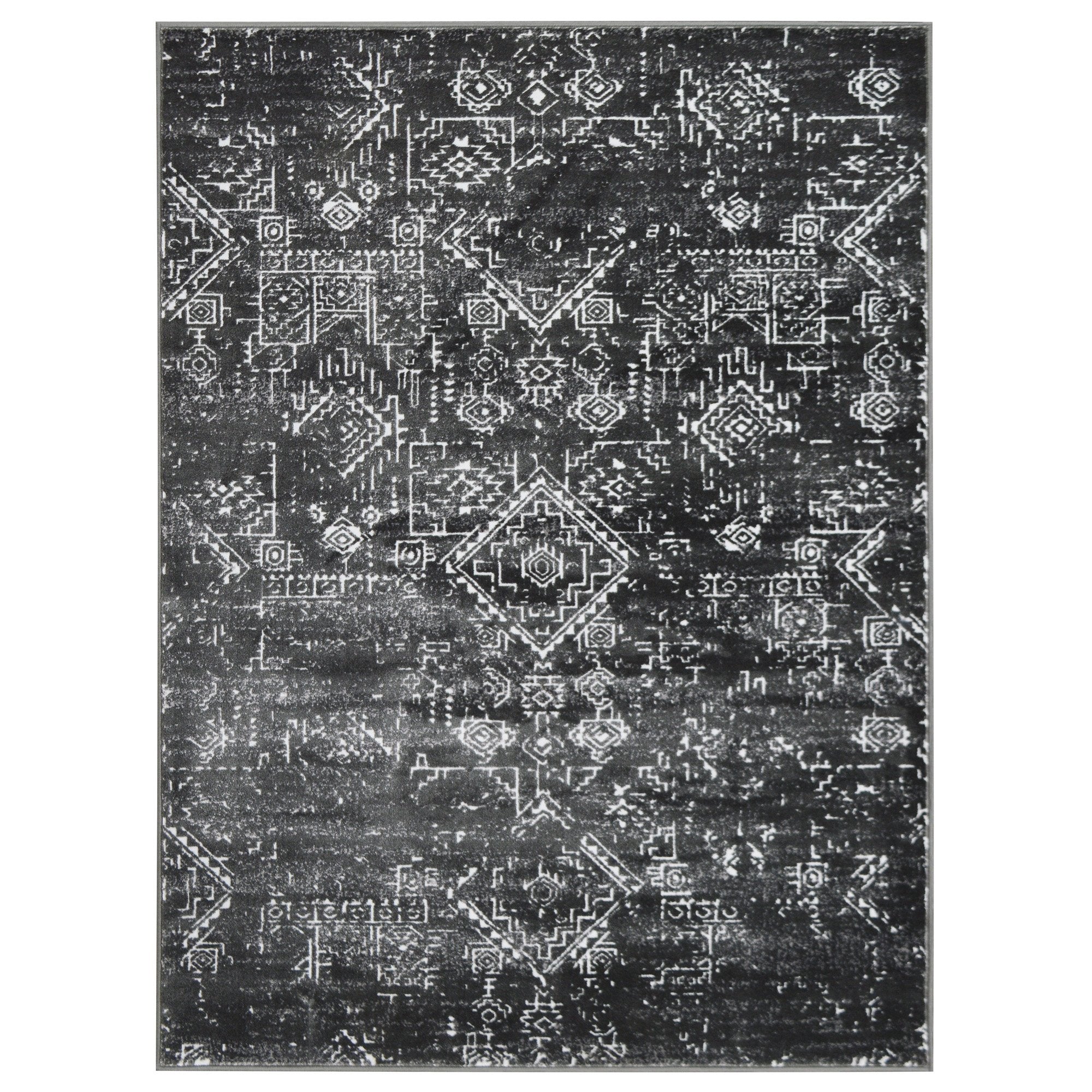 Rugs Bohemian Ultra-Soft, Easy Clean -Vintage Distressed 03