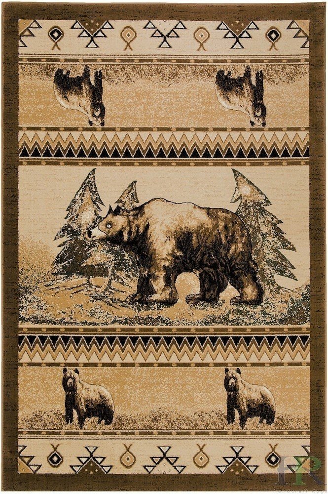 Bear/Trees/Southwestern Pattern