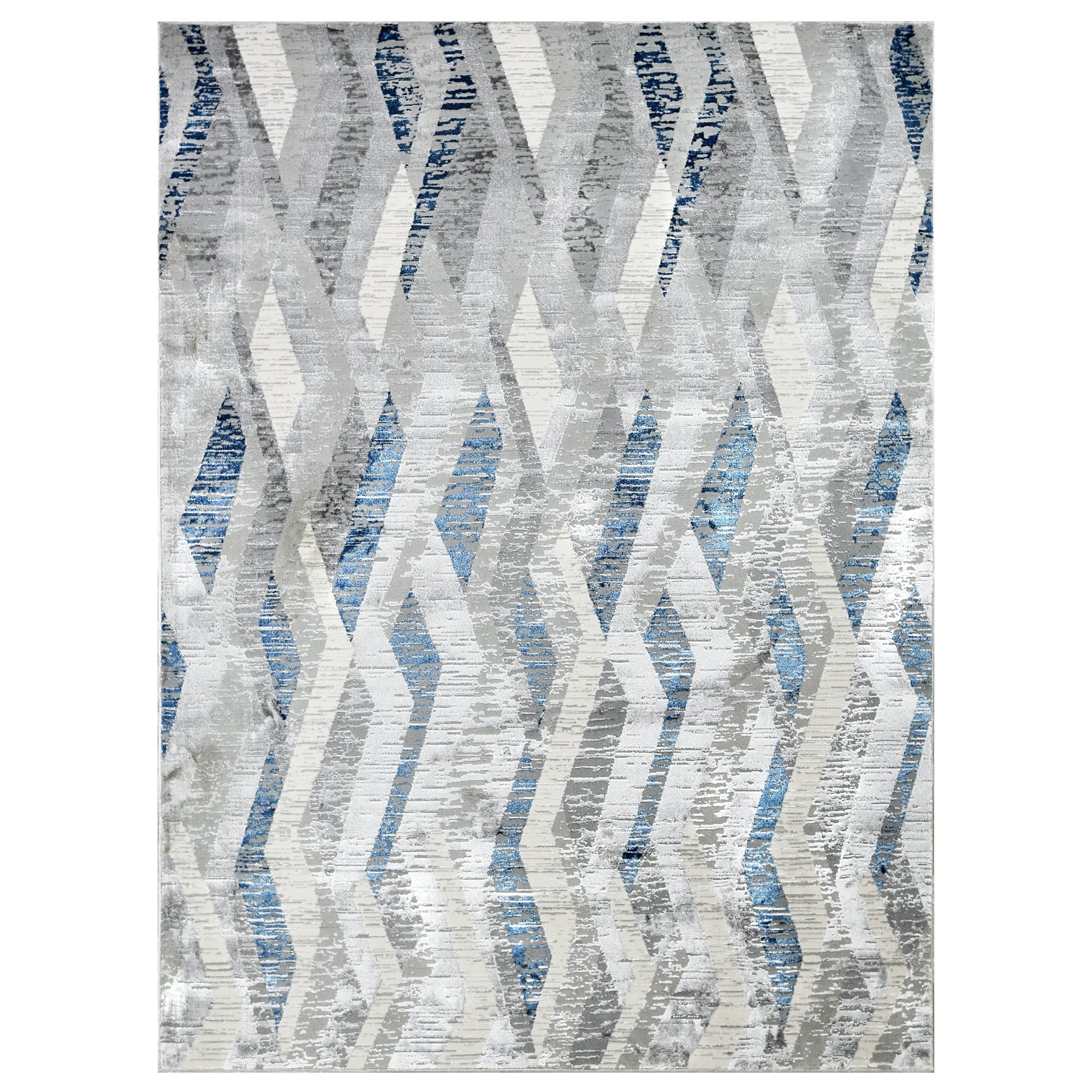 Viscose Diamond pattern rug #76
