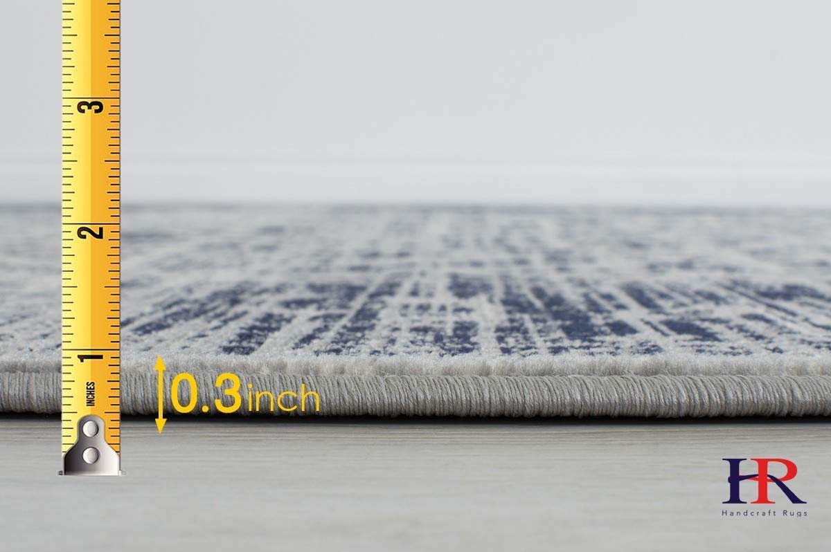 Allover Pattern Distressed Rug #95