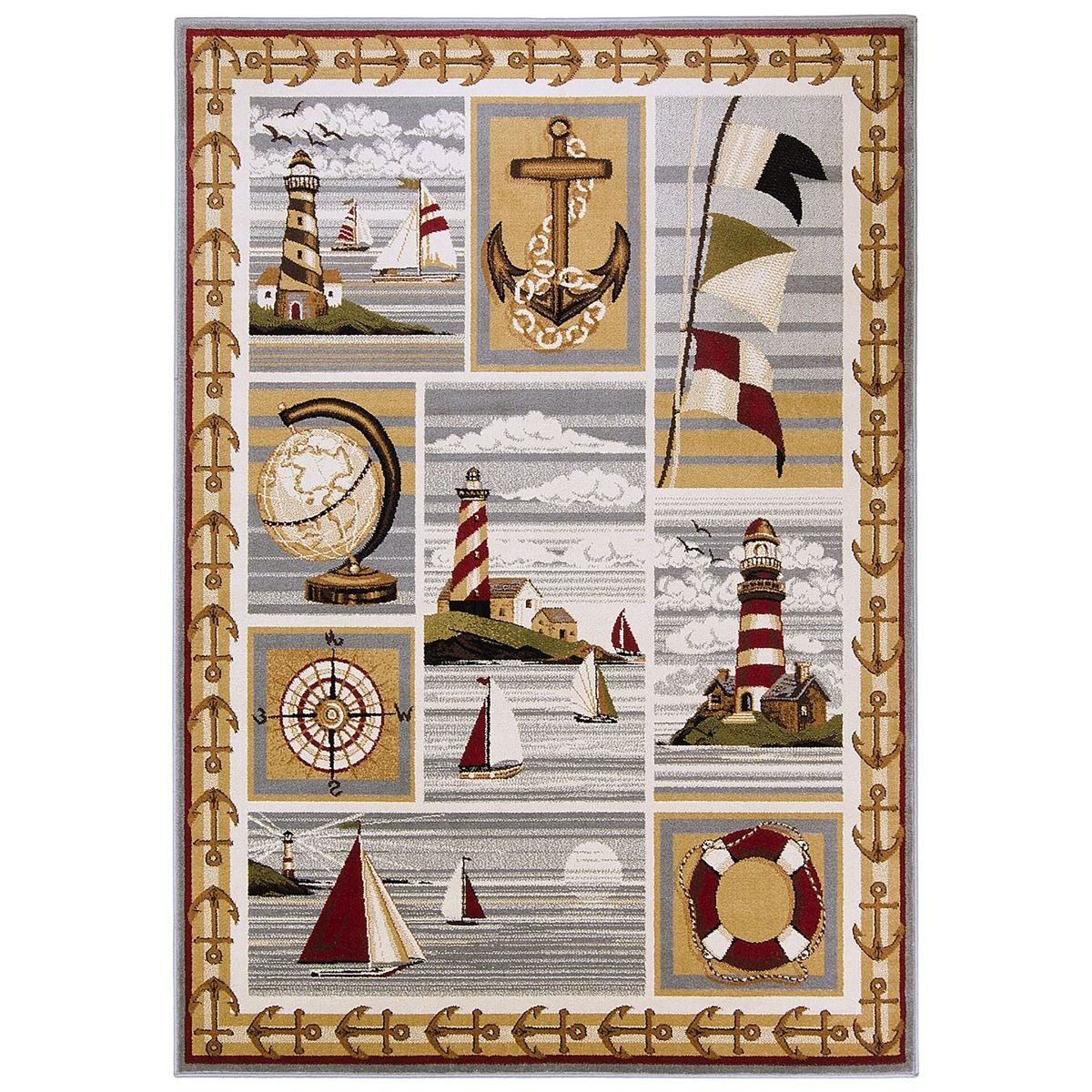 Lighthouse/Anker/Sailing Boats/Compass