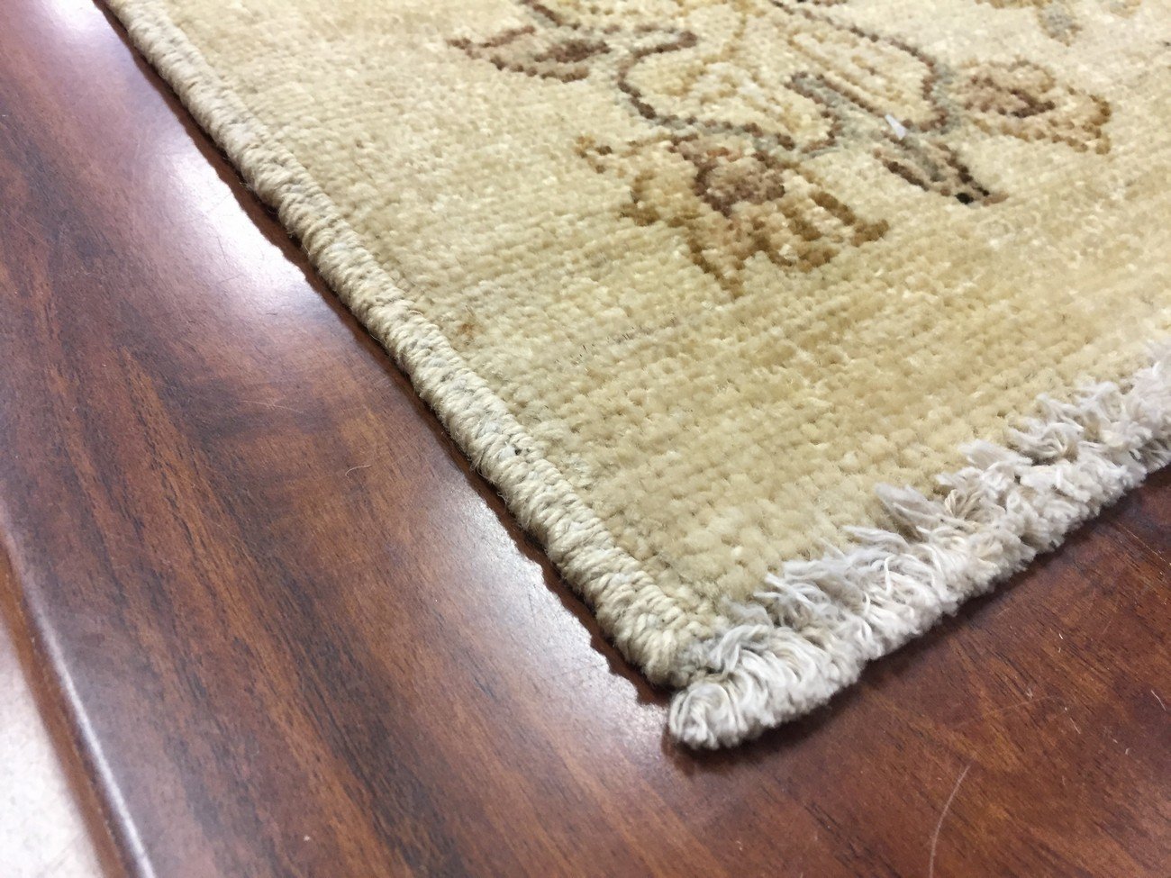 Hand Knotted Pakistani Rug-Ziegler-Ivory/Beige/Multi-(9.1 by 11.10 Feet)