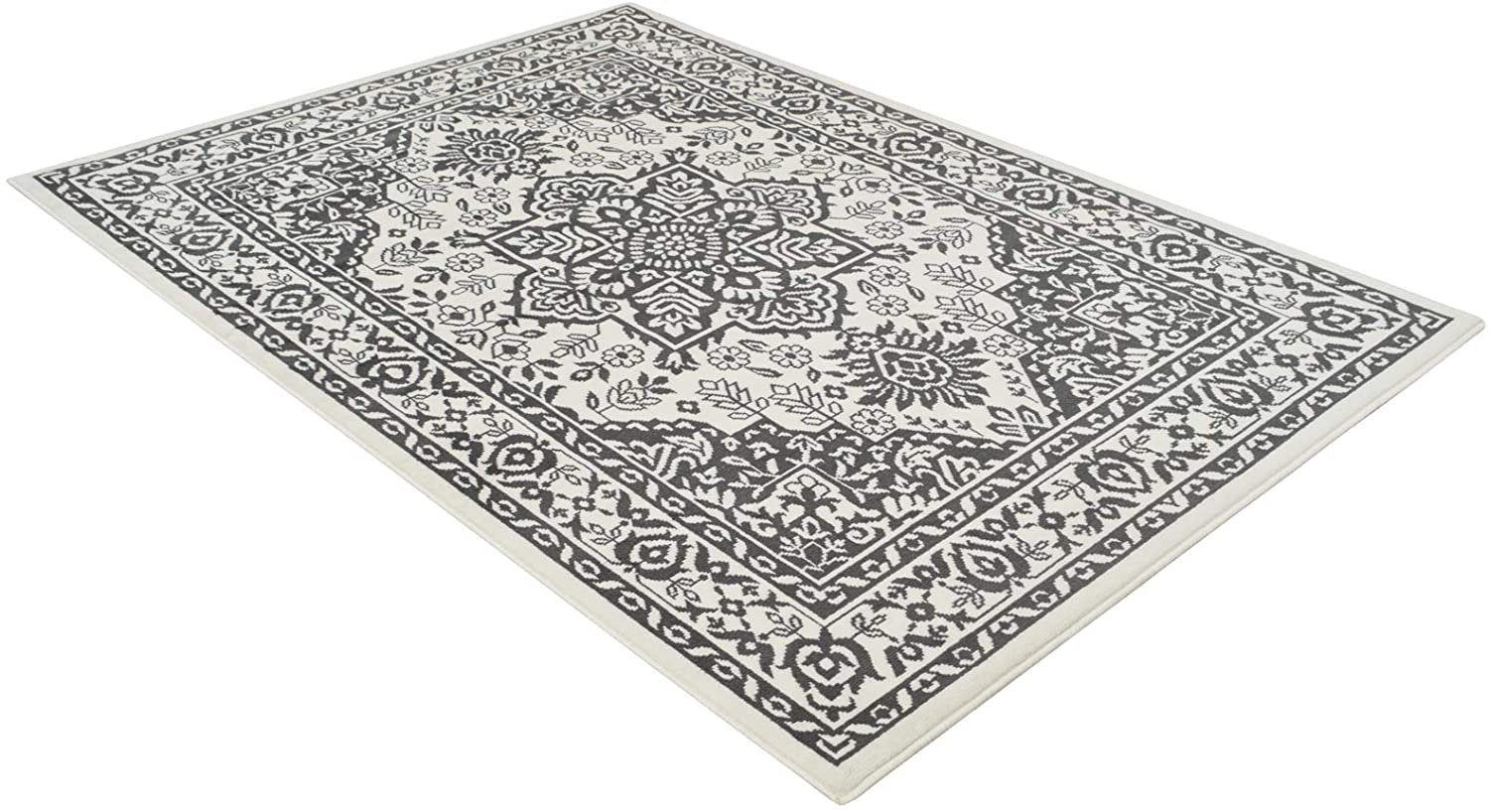 Traditional Rug for Living Room Antiqued Oriental Tusk and White Area Rug Boho D????cor Rugs for Bedroom