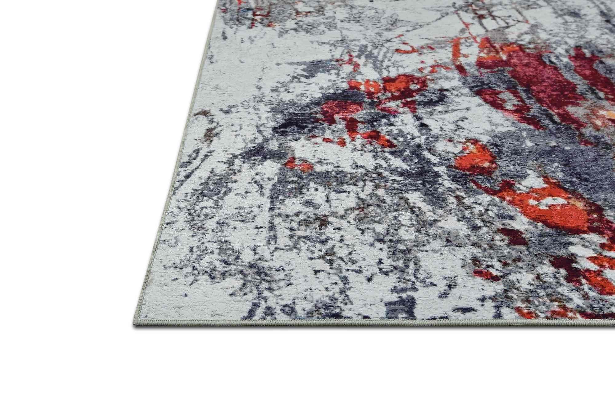 HR Abstract Area Rug - Non-Slip Rubber Backing, Polyester #1103