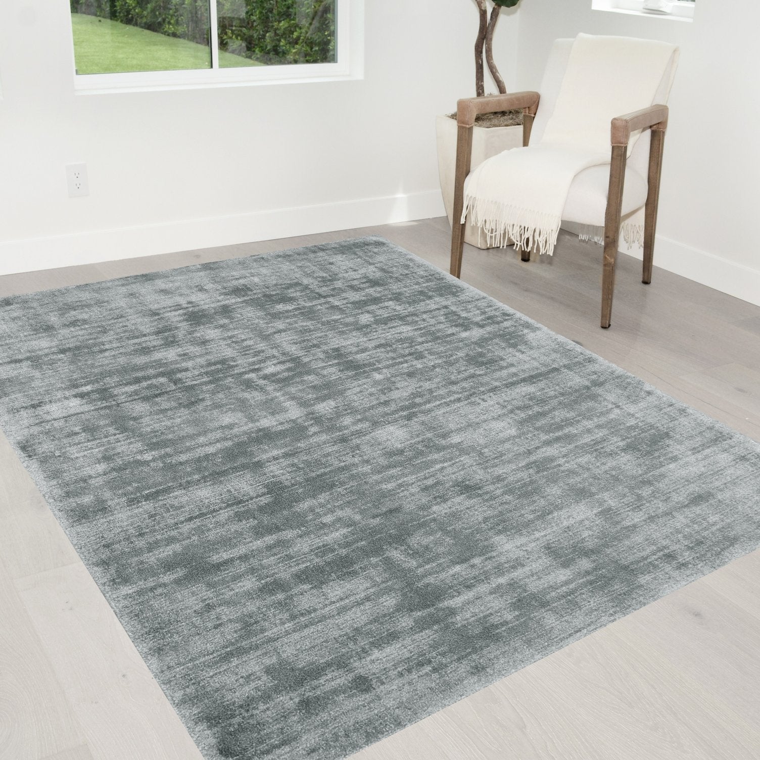 Rugs Tencel Ultra-Soft Hand Knotted in India Rugs  Art Collection