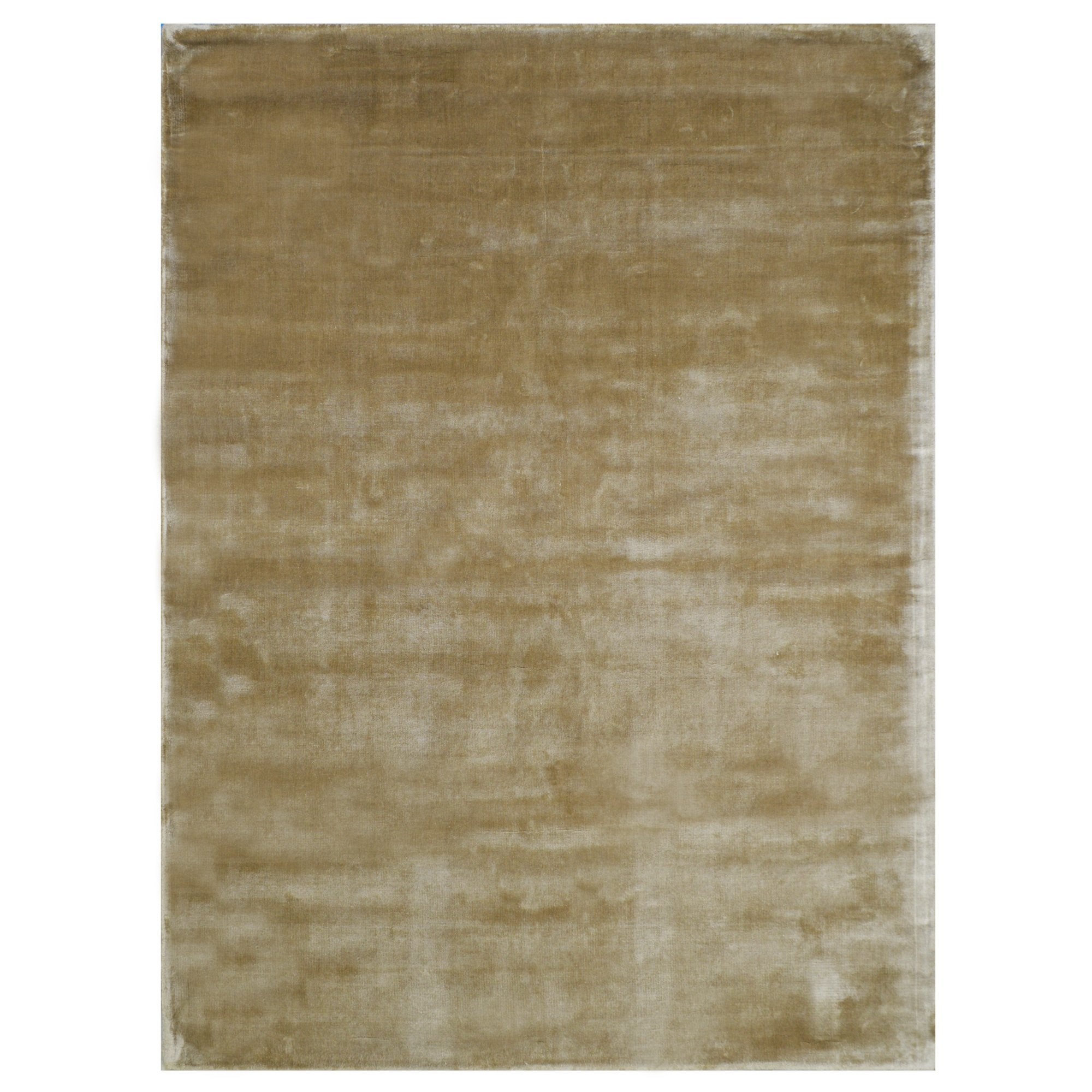 Champagne Color Rugs Tencel Ultra-Soft Hand Knotted in India 5' X 8' Rugs for Dining Room