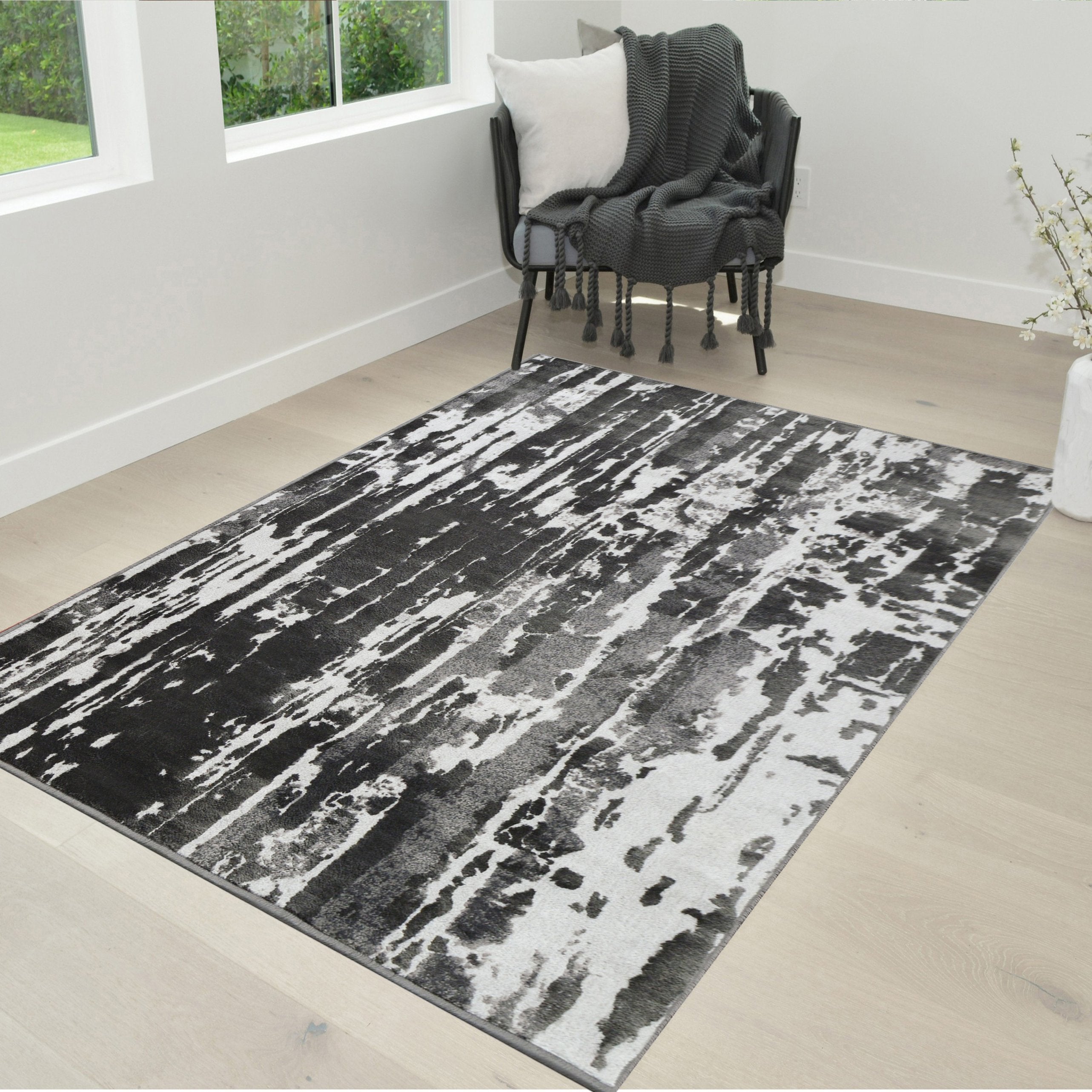 Luxury Rugs Ultra-Soft, Shed Free Stain Resistant Easy Clean, Abstract 04