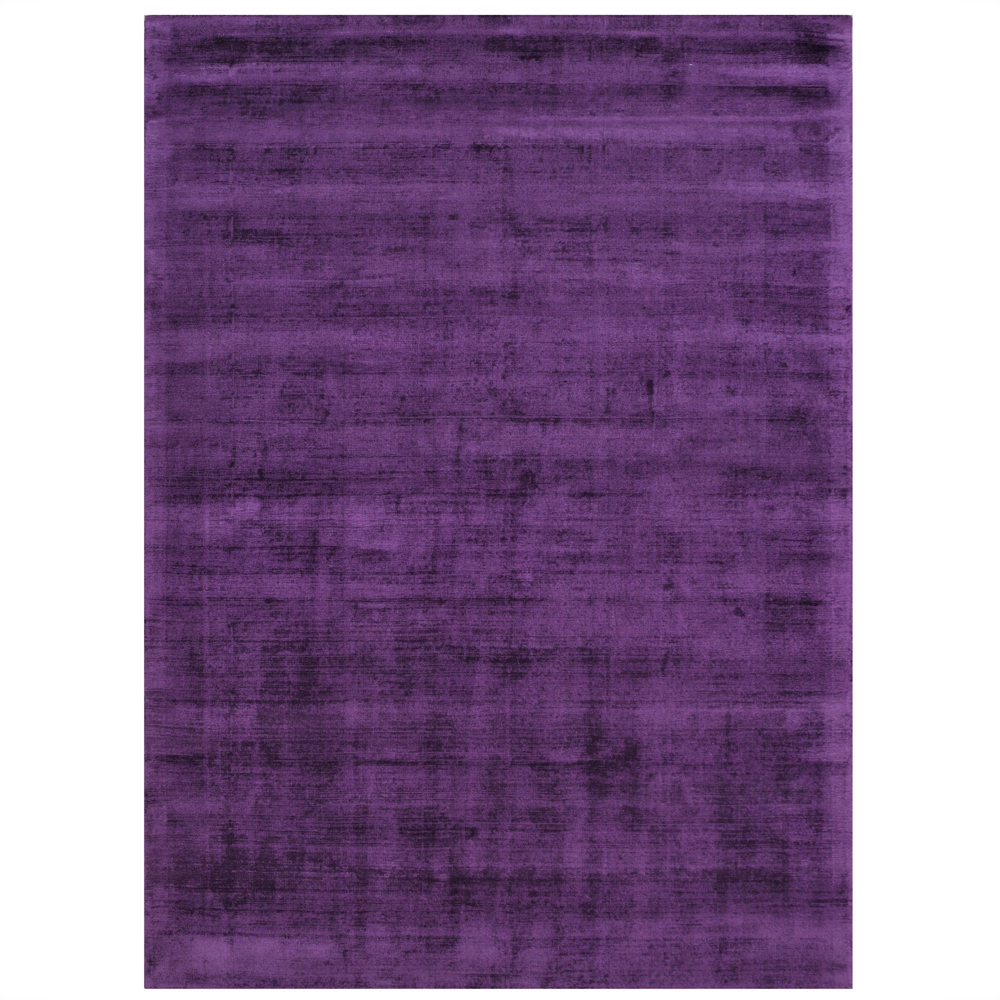 Purple Color Rugs Tencel Ultra-Soft Hand Knotted in India 5' X 8' Rugs for Dining Room