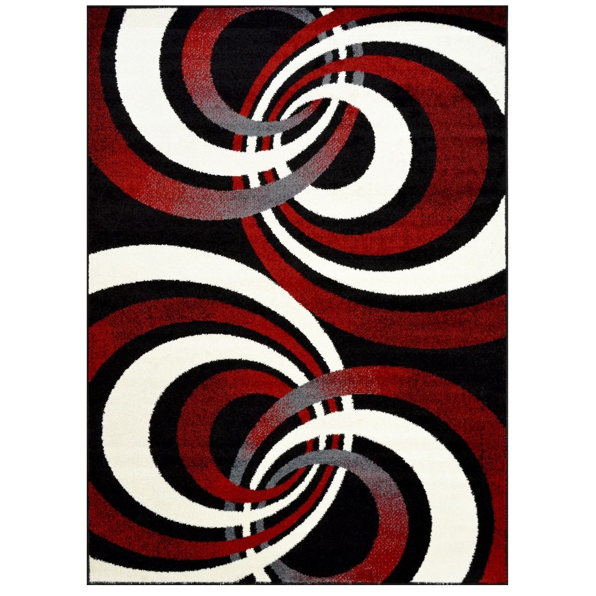 Spiral Distressed Rugs #87