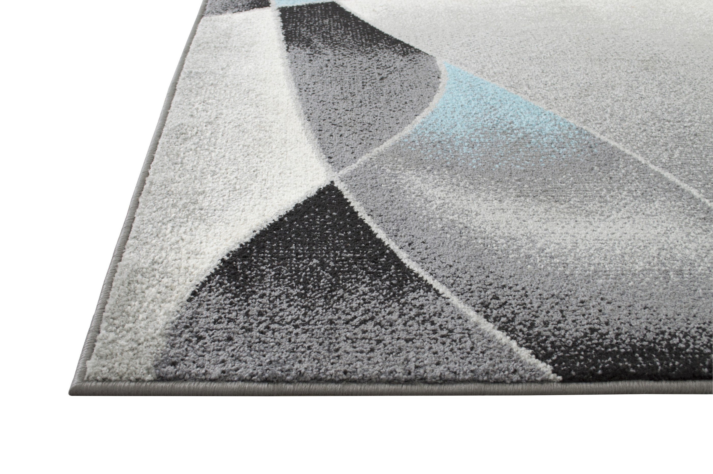 Wavy Distressed Color Rugs #89
