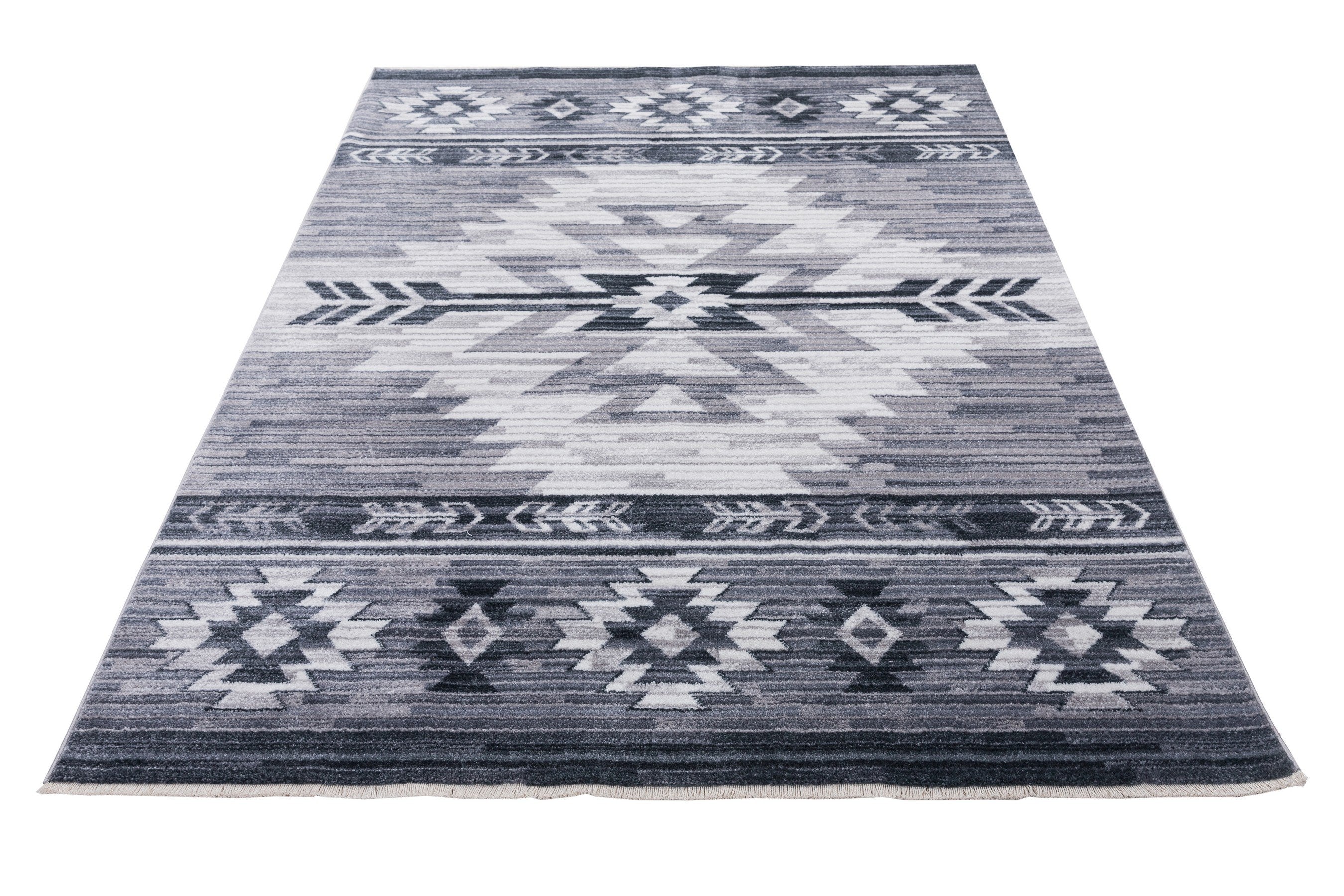 Gray Southwestern Rug, Gray Native American Style Rug, Navajo Style Rug, Native American Style Area Rug, Gray Southwest Rug, fashion Gray Indian Rug