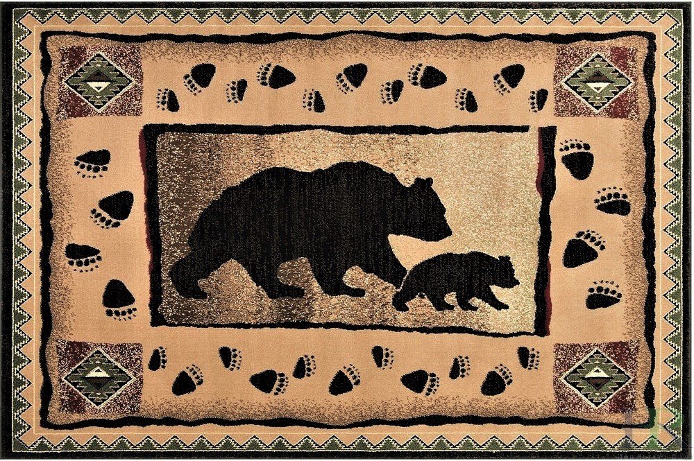 Mother Bear/Cub/Footprint