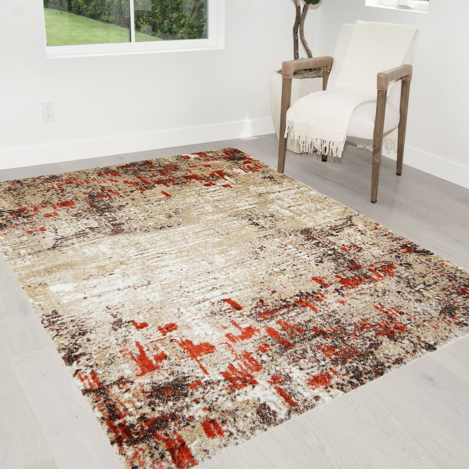 High Pile Plush Rugs Abstract #51 – Handcraft Rugs