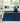 Royal Blue Color Rugs Tencel Ultra-Soft Hand Knotted in India 5' X 8' Rugs for Dining Room