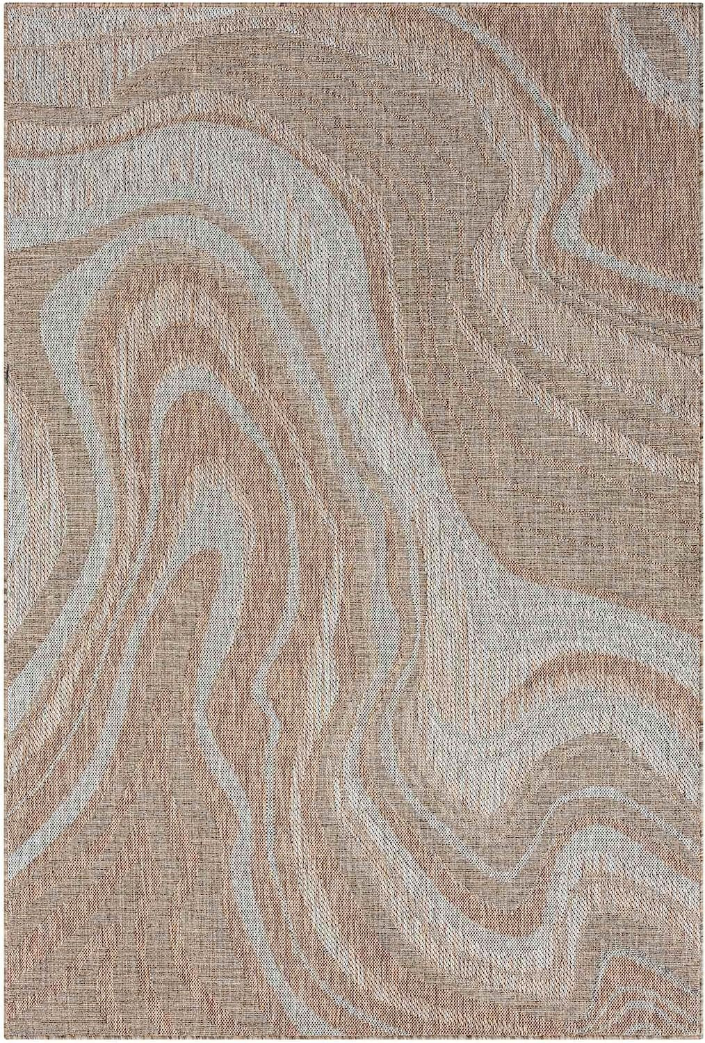 HR Waterproof Ocean Pattern Abstract Outdoor Rug - Stain and Fade-Resistant-#1661