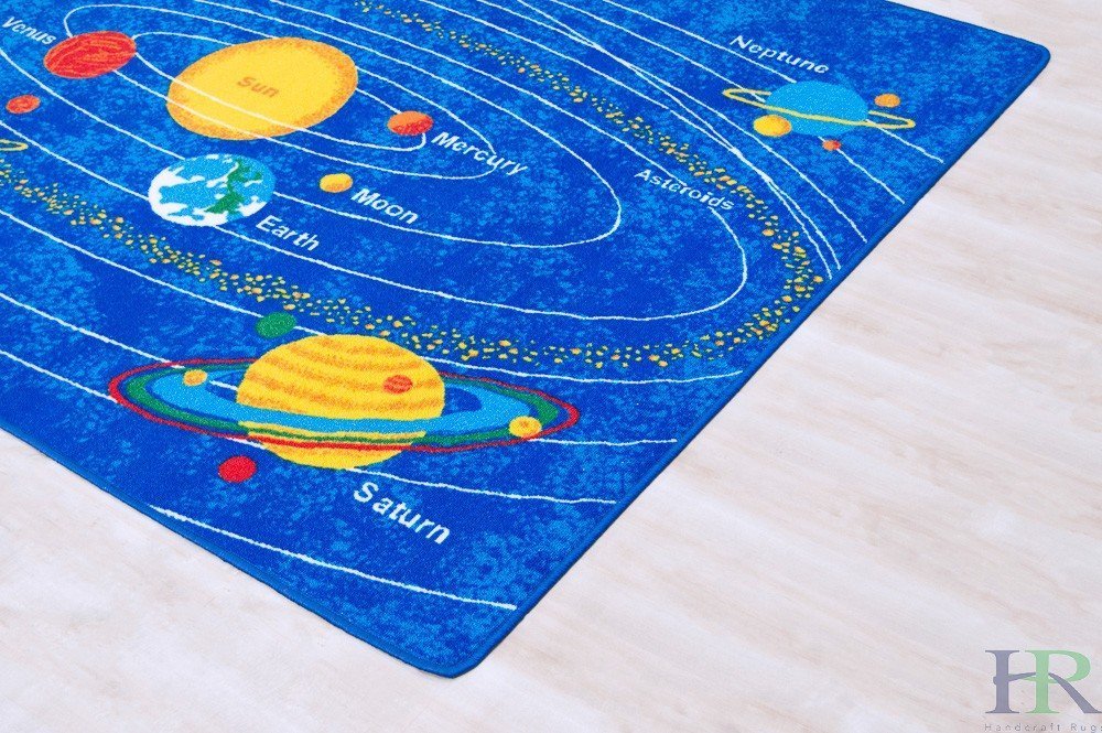 Solar System Kids Educational play mat Non-Slip