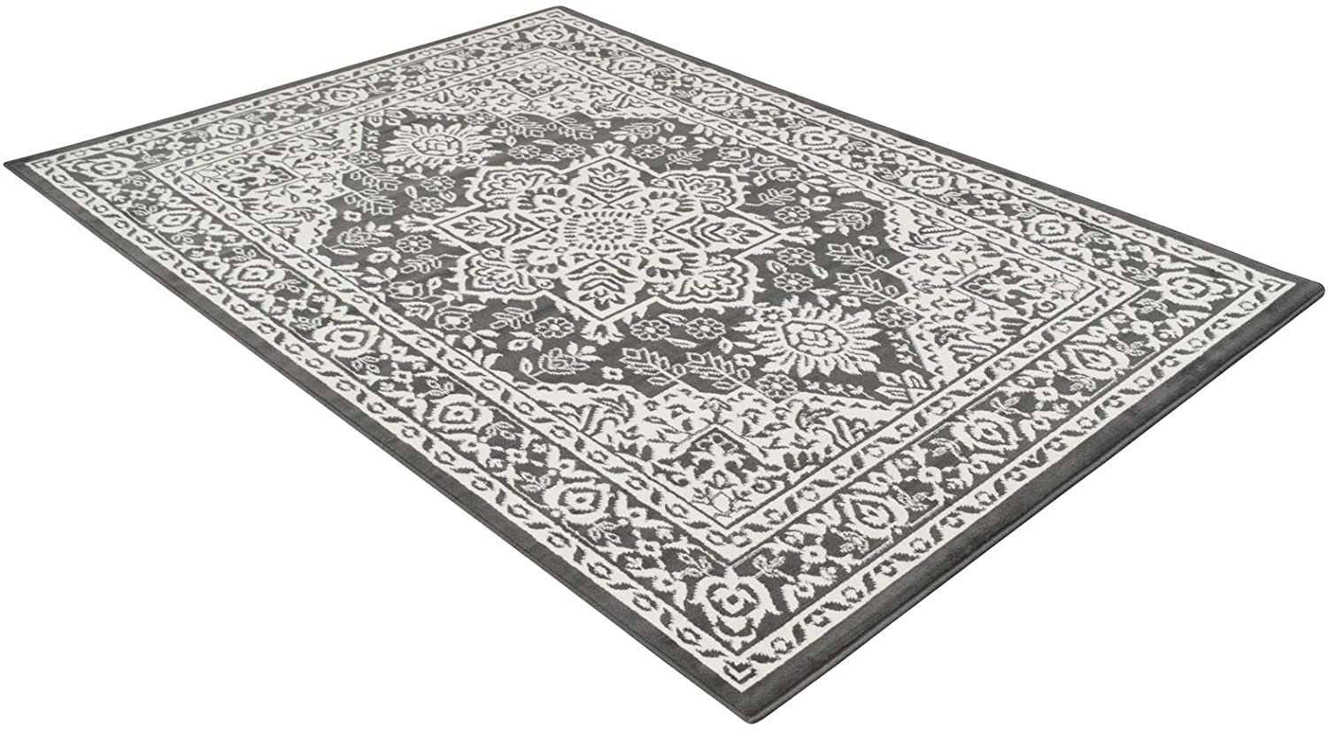 Traditional Rug for Living Room Antiqued Oriental Gray and White Area Rug Boho D????cor Rugs for Bedroom