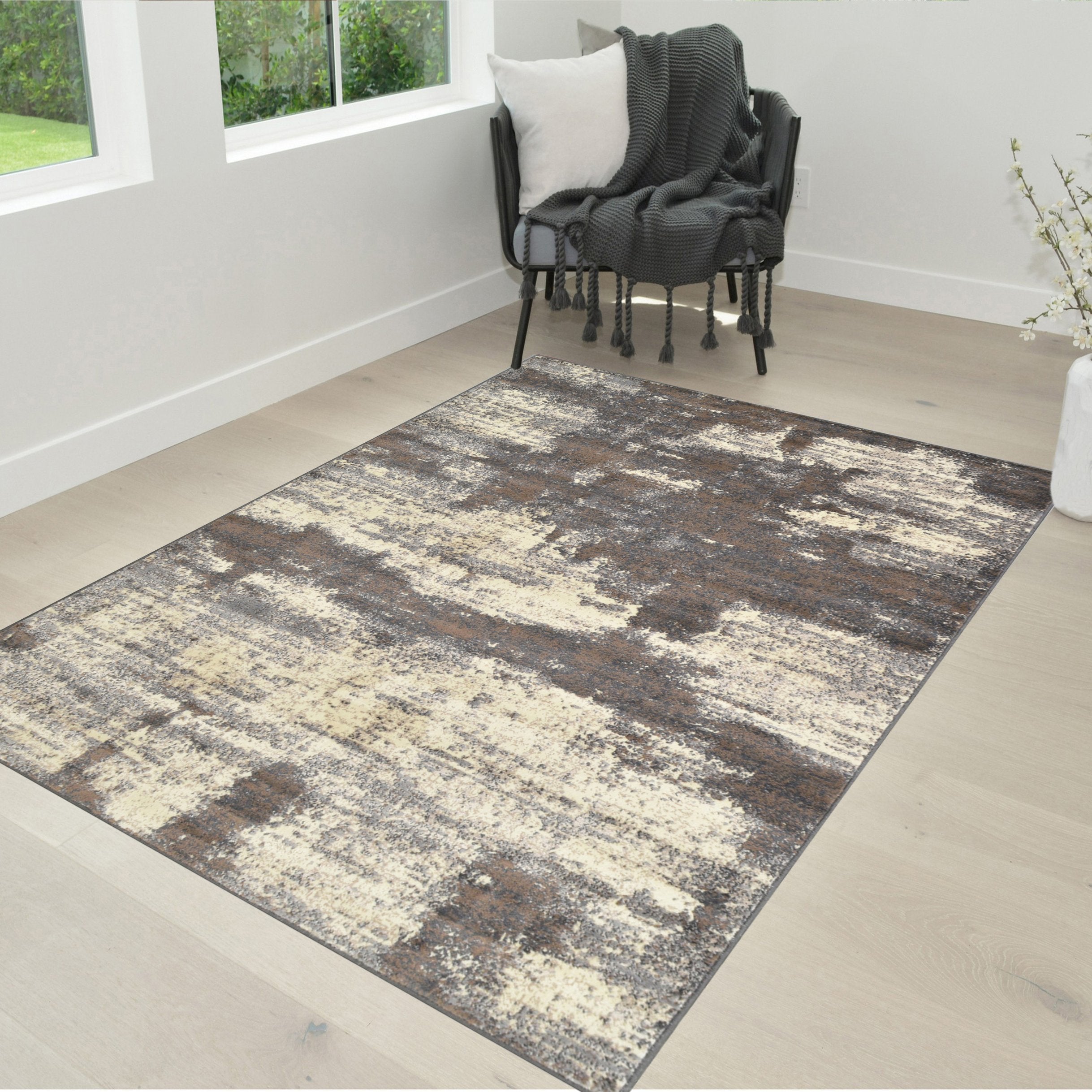 Luxury Rugs Contemporary Ultra-Soft, Shed Free Stain Resistant 70